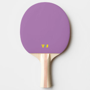 Raquette De Ping Pong Violet Clair Monogrammé