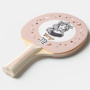 Raquette De Ping Pong Virgo SIGNE Zodiaque Photo Personnalisée