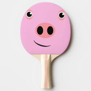 Raquette De Ping Pong Visage de porc