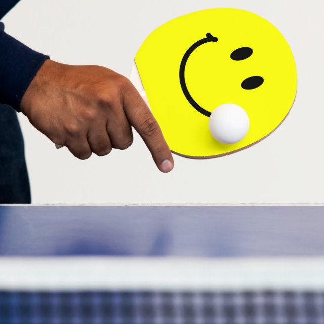 Raquette De Ping Pong Visage Heureux (Insitu)