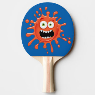 Raquette De Ping Pong Visage super effrayé sur Ping Pong Paddle