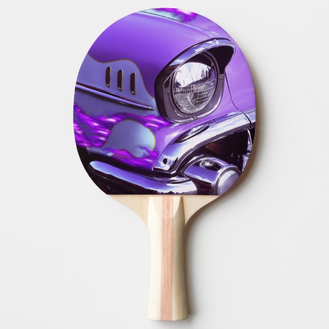 Raquette De Ping Pong Voiture classique : Chevrolet avec le capot (Devant)