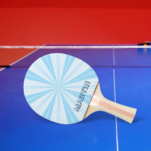 Raquette De Ping Pong Vortex bleu, Personnalisé