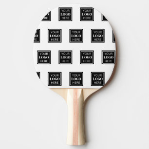 Raquette De Ping Pong Votre logo d'entreprise ici simple