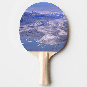Raquette De Ping Pong Vue aérienne du glacier Lowell, parc national Klua