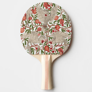 Raquette De Ping Pong Walter Crane Cacatoès à tête blanche Grenade rouge