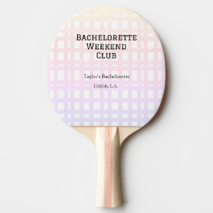 RAQUETTE DE PING PONG WEEK-END CLUB RETRO ENTERREMENT DE VIE DE JEUNE FI
