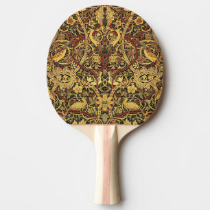 Raquette De Ping Pong William Morris Bullerswood Tapisserie Faux