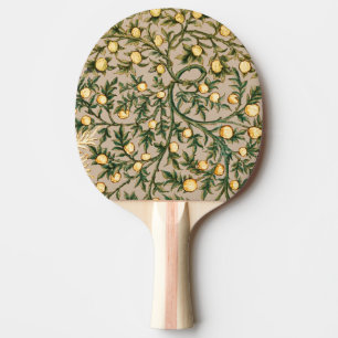 Raquette De Ping Pong William Morris Floral Fruit Jardin Fleur Classique