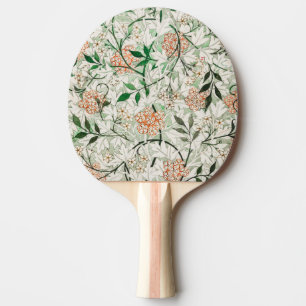 Raquette De Ping Pong William Morris Jardin Fleur de Jasmin Classique