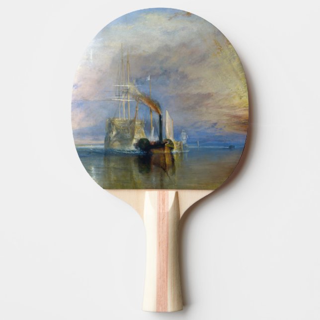 Raquette De Ping Pong William Turner - Le Fighting Temeraire (Devant)