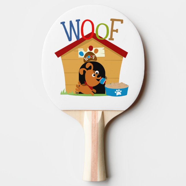Raquette De Ping Pong Woof Dog (Dos)