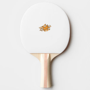 Raquette De Ping Pong Yellowish Orange, Orangy Yellow  decorative