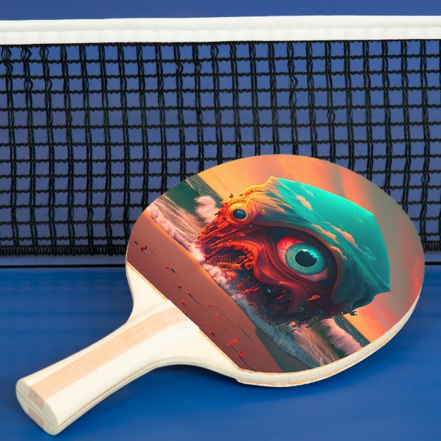 Raquette De Ping Pong Yeux Ensanglantés (Insitu)