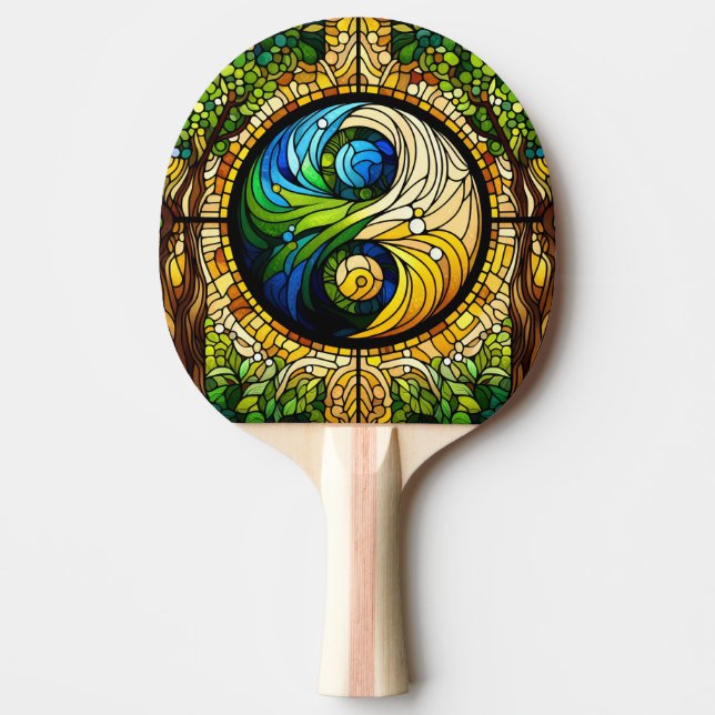 Raquette De Ping Pong Yin Yang Ping Pong Paddle (Devant)