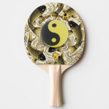 Ying Yang, boule de tennis de table Zen, carpe koï