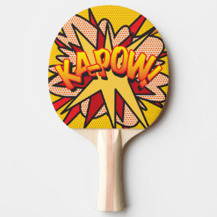 Raquette De Ping Pong ZAP KAPOW Funny Cool Modern Comédie