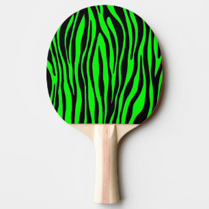Raquette De Ping Pong Zèbre de vert de chaux