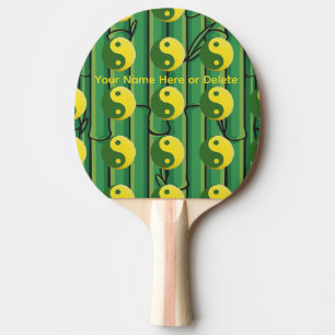 Raquette De Ping Pong Zen, Biologique, Bambou, Balls de Tennis de Table 