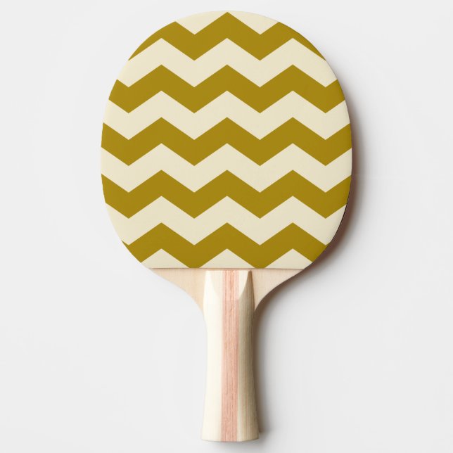 Raquette De Ping Pong Zigzag rayé couleur Sauge du désert (Devant)