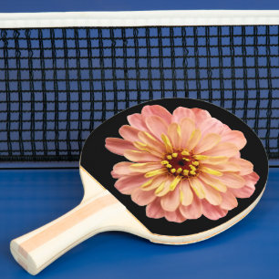 Raquette De Ping Pong Zinnia Floral Flower Nature Photo 2 faces Imprimer