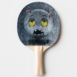 Raquette De Ping Pong Zombiemoji Vintage