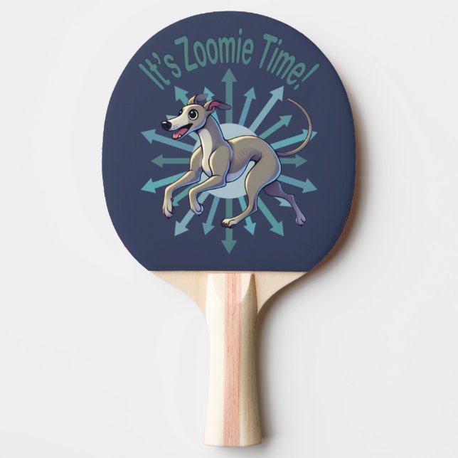Raquette De Ping Pong Zoomie Time Greyhound (Devant)