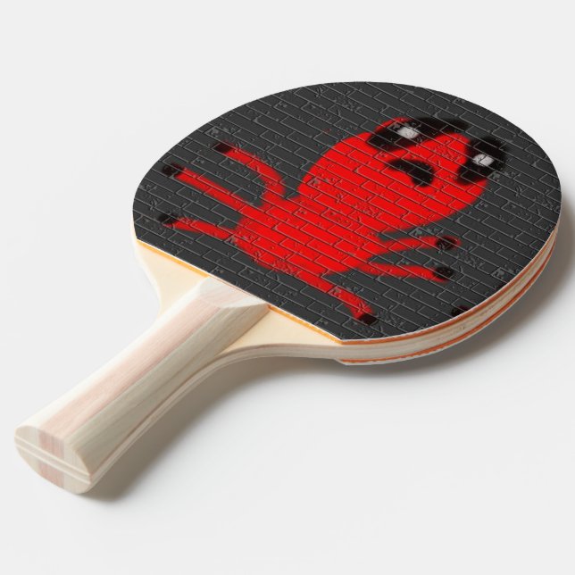 Raquette de tennis de table Ping Pong araignée rou (Dos Angle)
