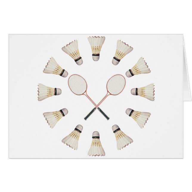 Raquettes de badminton (Devant horizontal)