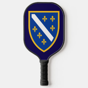 Raquettes de pickleball aux armoiries de Bosnie