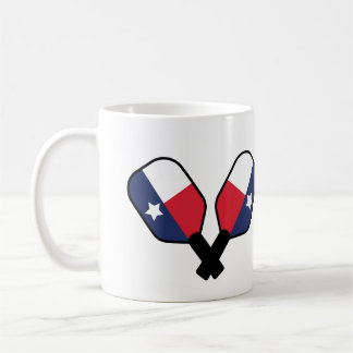 Raquettes de Pickleball avec tasse à café Drapeau