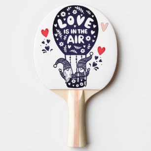 Raquettes de Ping Pong Gnomes L'amour est dans l'A
