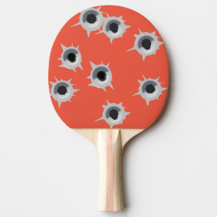 Raquettes de Ping Pong - Qui a Tiré sur la Chauve-