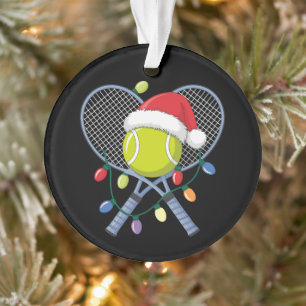 Raquettes de Tennis de Noël Balle Chapeau de Père