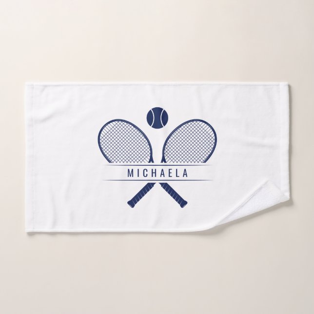 Raquettes de tennis & Nom Sports (Serviette à main)
