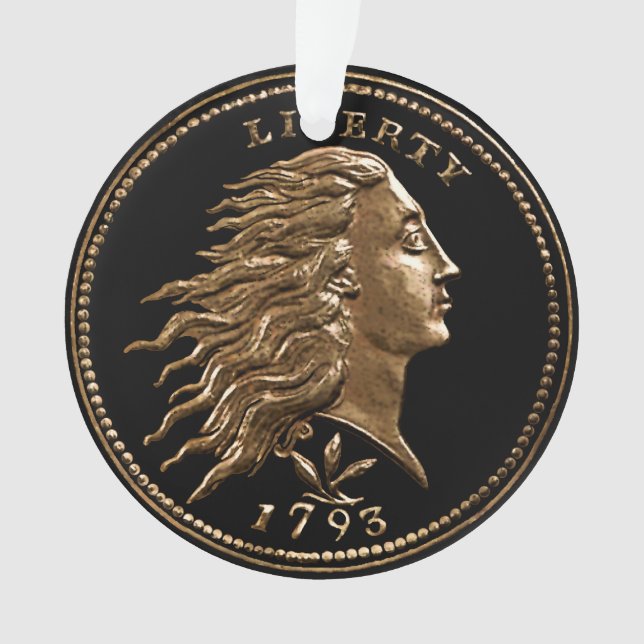 Rare Ornement Penny Américain (devant)