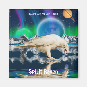 Rare Spirit Raven Imaginaire Art Magnets