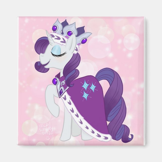 Rarity Princess Aimant en platine (Devant)