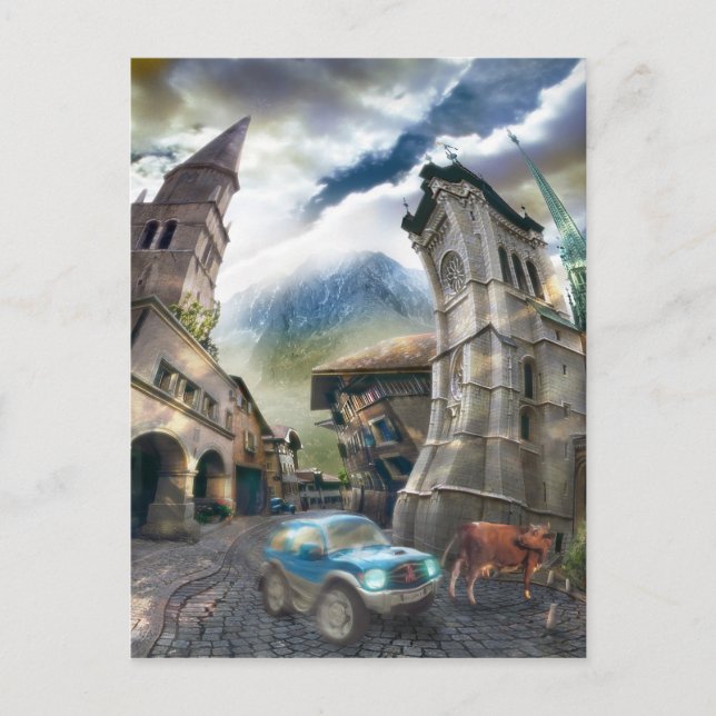 Raro Pueblo (fragment) - Carte postale (Devant)