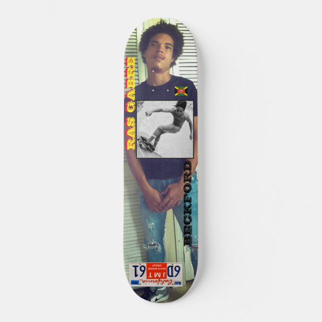 RAS GABRE BECKFORD Skateboard (Recto)