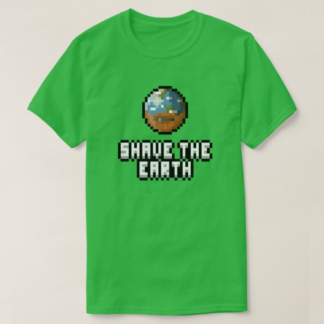 Raser le T-shirt de la Terre (Design devant)