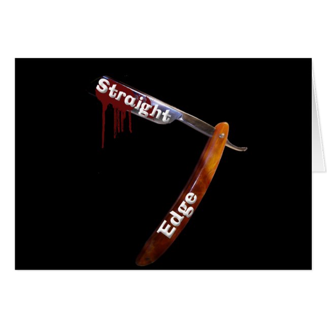 Rasoir droit de bord droit (Devant horizontal)