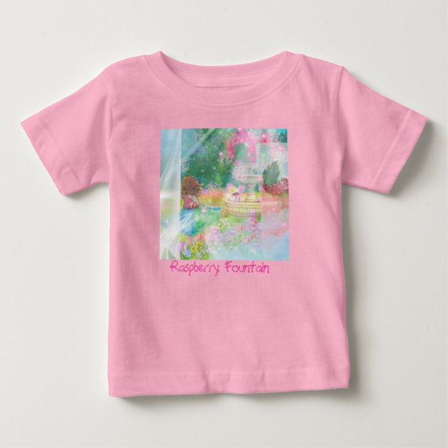 Raspberry Fountain Toddler Tshirt (Devant)