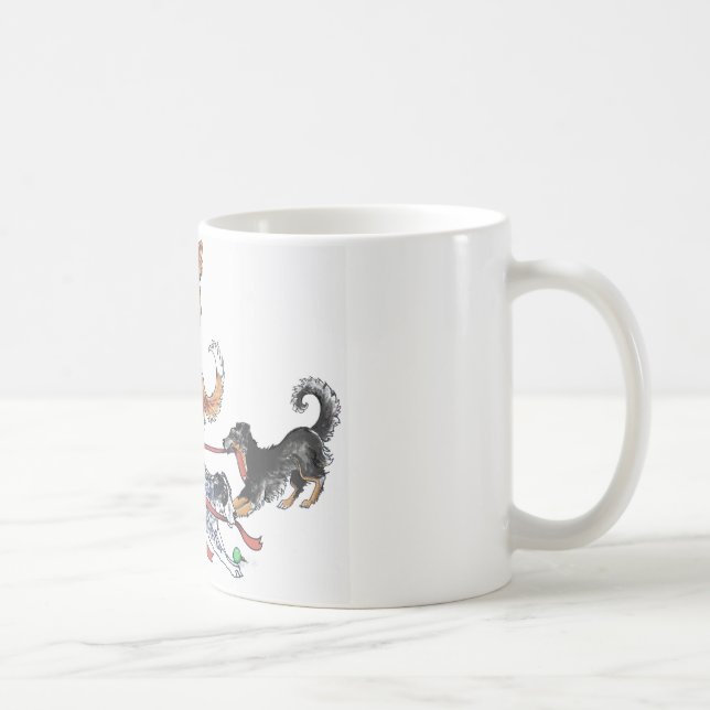 Rassemblement de la tasse de Noël de chien (Droite)