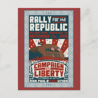 Rassemblement pour la carte postale de la Républiq