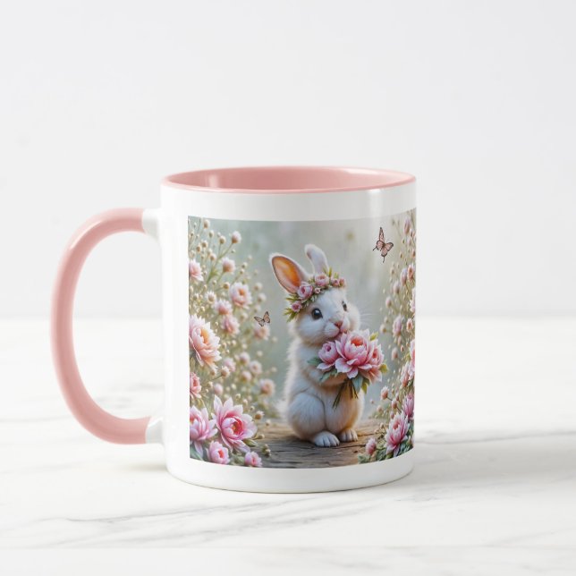Rassembler des pivoines Mug (Gauche)