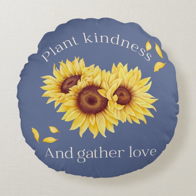 Rassembler l'amour Coussin rond (Devant)