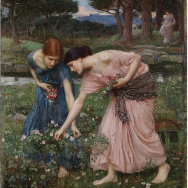 Rassembler les fleurs par John Waterhouse (Créateur téléchargé)