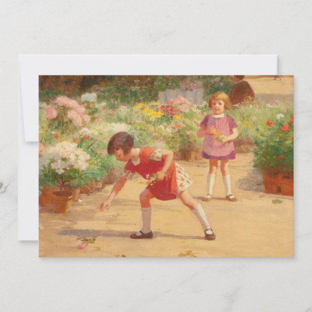 Rassembler les fleurs | Victor Gabriel Gilbert (Devant)