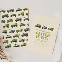 Rassembler les troupes Invitation d'anniversaire m